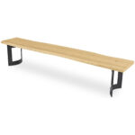 Bent Bench Small Oak 15 Bent Bench Small Oak - Image 6