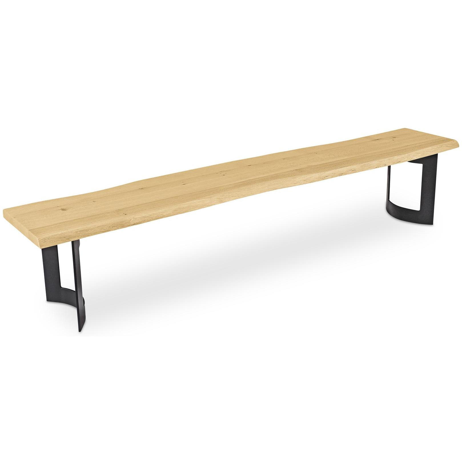 Bent Bench Small Oak 3 Bent Bench Small Oak - Image 3