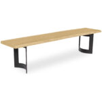 Bent Bench Extra Small Oak - Image 3