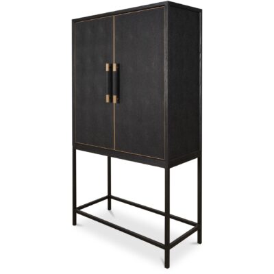 Alternative view of Mako Bar Cabinet Black