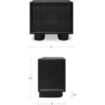 Marcelle Nightstand Black - Image 8