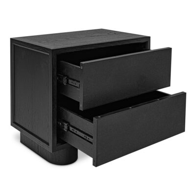 Alternative view of Marcelle Nightstand Black