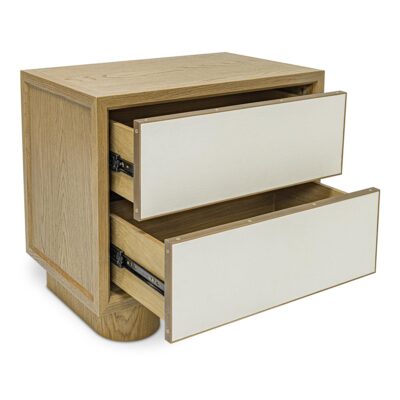 Alternative view of Marcelle Nightstand White