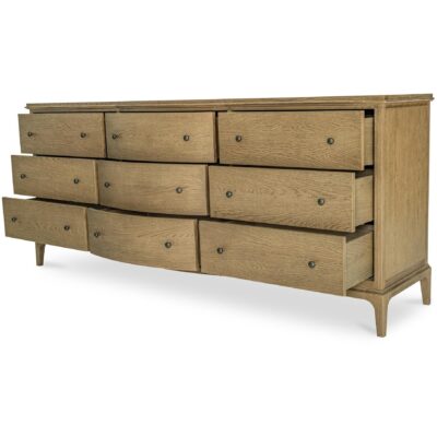 Alternative view of Sadie 9 Drawer Dresser Brown