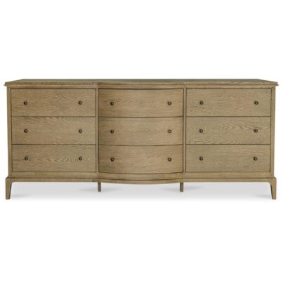 Sadie 9 Drawer Dresser Brown