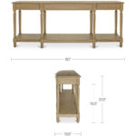 Martha Console Table Brown - Image 5