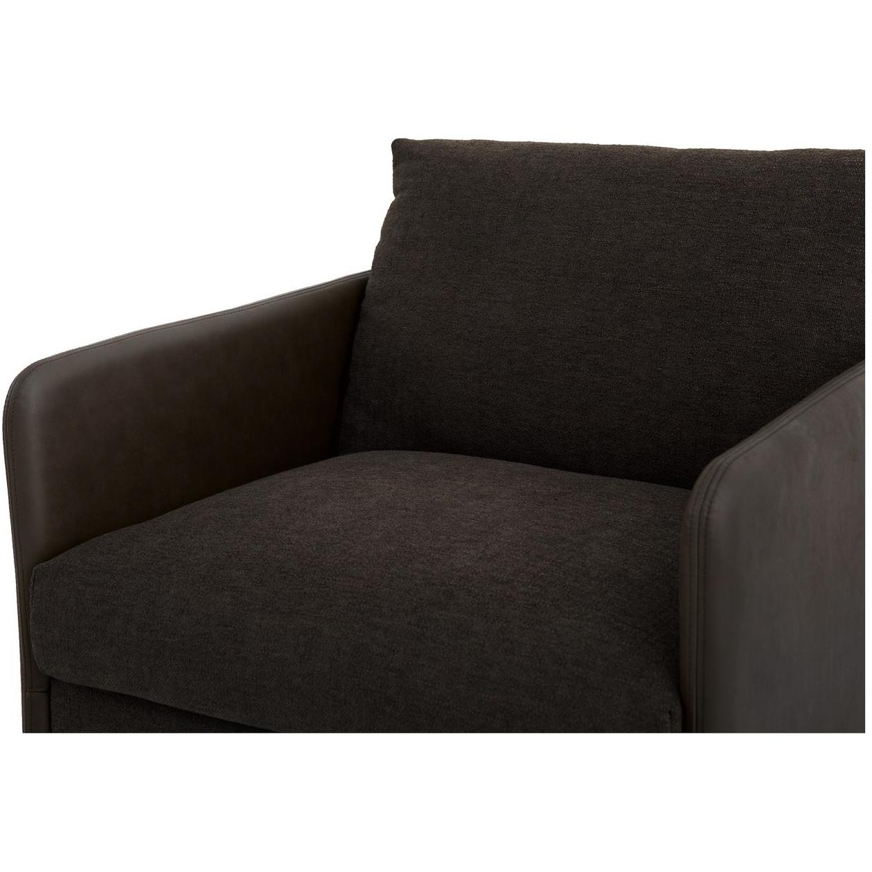 Teller Accent Chair Warm Black - Image 5