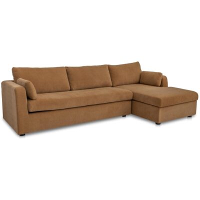 Alternative view of Burrow Sleeper Sectional With Storage Chaise Ginger Right