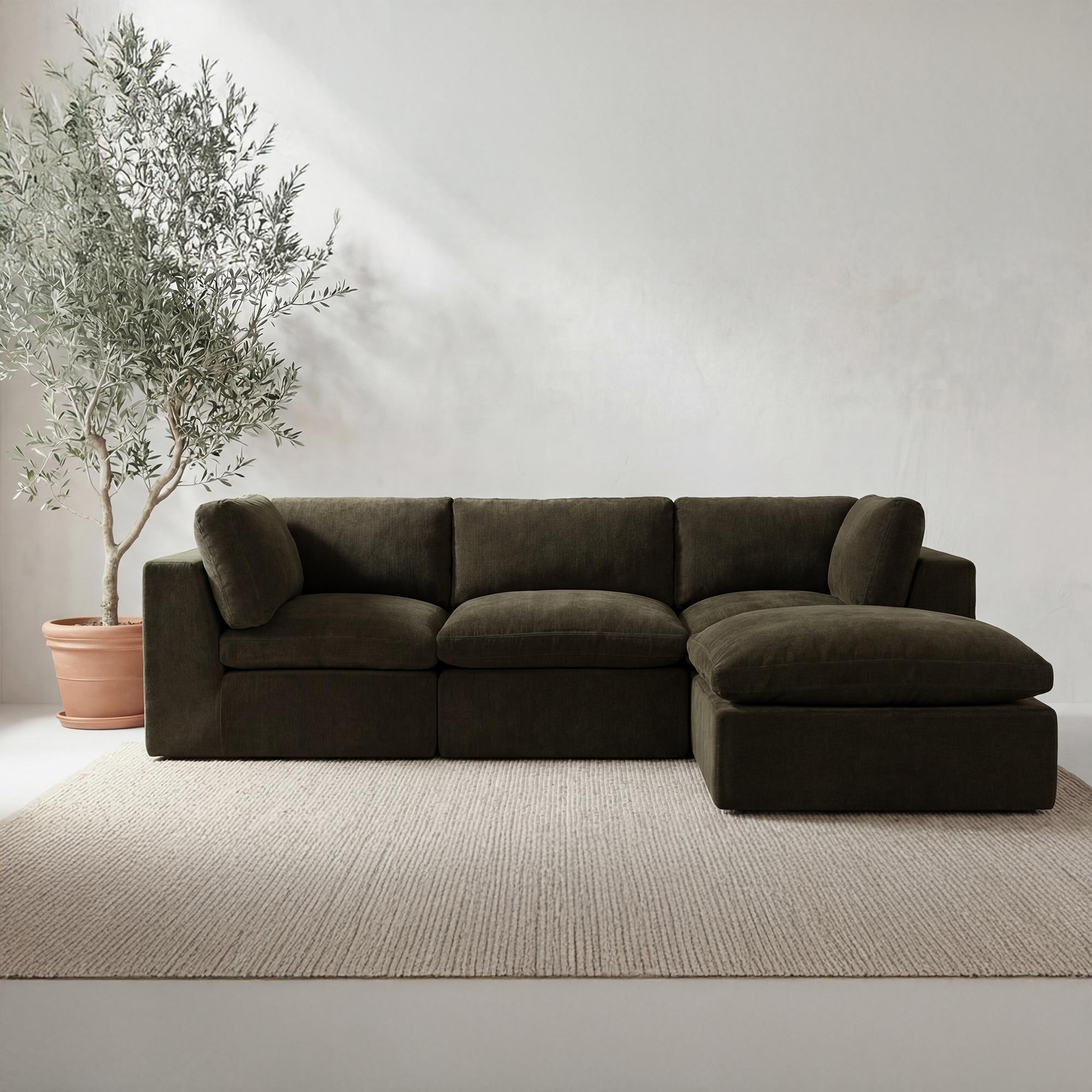 Cates Ottoman Dark Green - Image 5