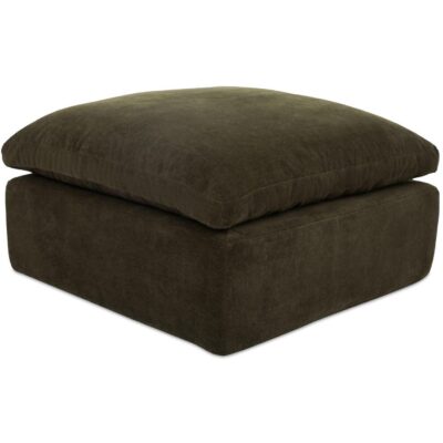 Alternative view of Cates Ottoman Dark Green