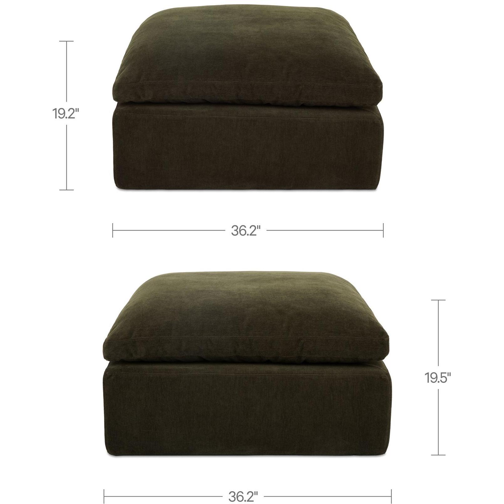 Cates Ottoman Dark Green - Image 8