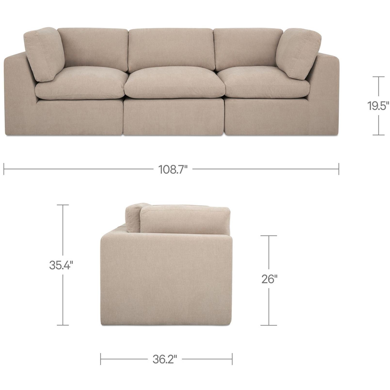 Cates Modular Sofa Pebble - Image 11