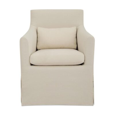 Lydia Outdoor Slipcover Dining Chair Cream