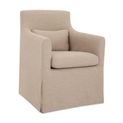 Alternative view of Lydia Outdoor Slipcover Dining Chair Light Brown