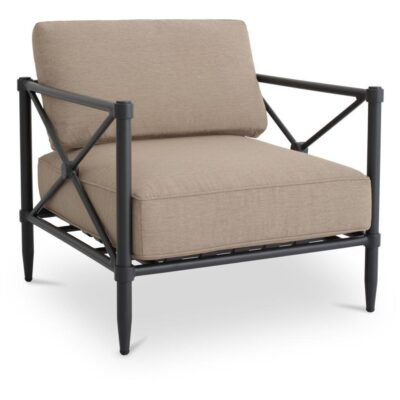 Alternative view of Willow Outdoor Accent Chair Light Brown