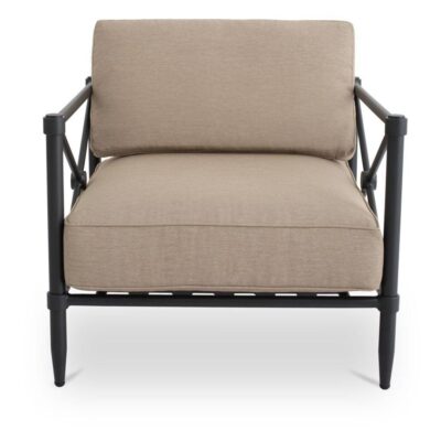Willow Outdoor Accent Chair Light Brown