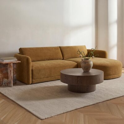 Alternative view of Emmy Sectional Ginger Right
