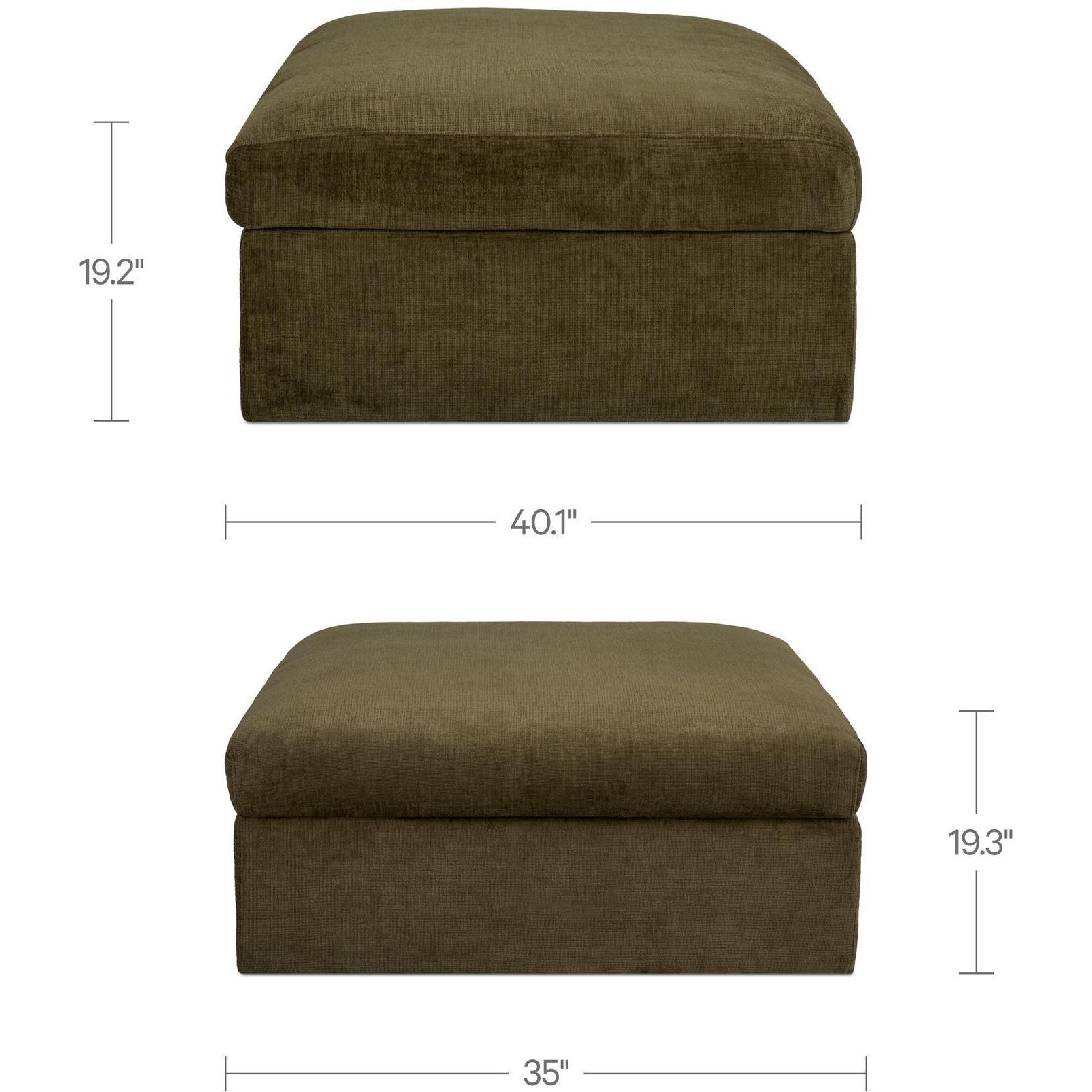 Swift Storage Ottoman Dark Green - Image 3