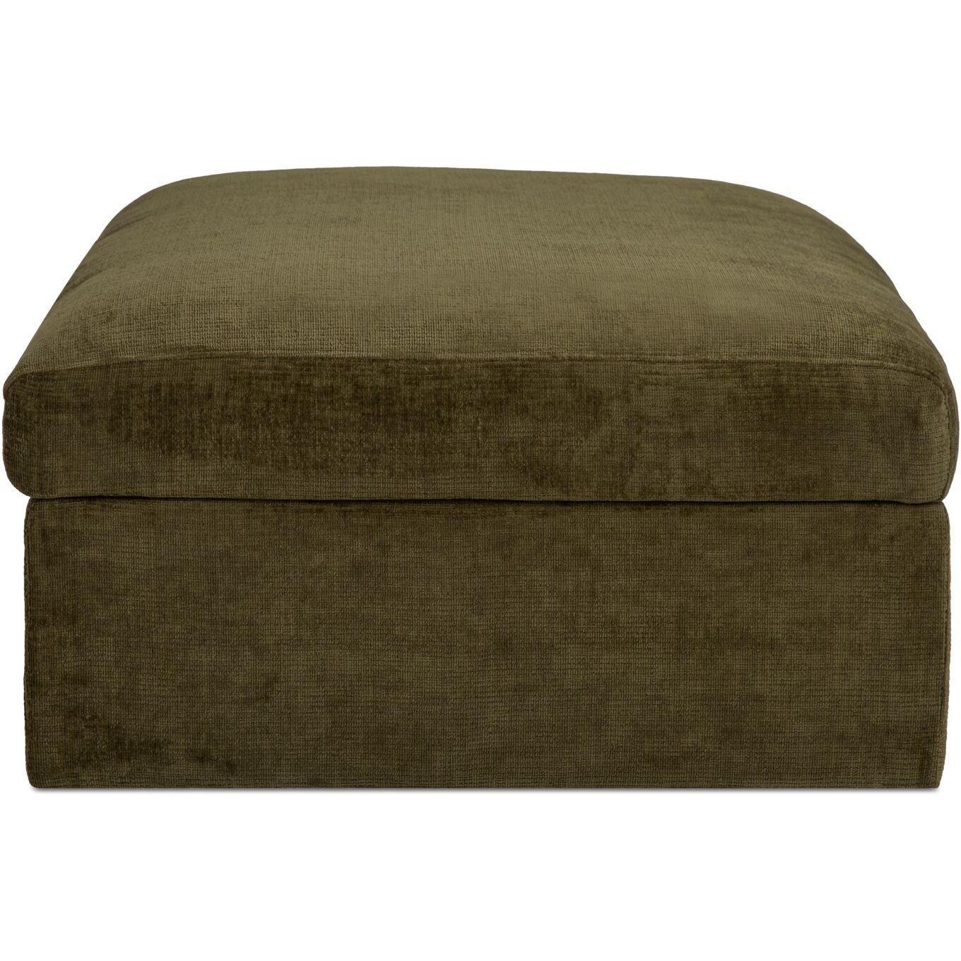 Swift Storage Ottoman Dark Green