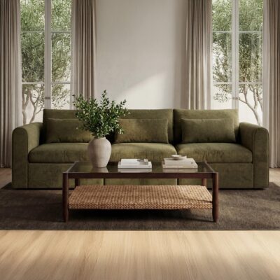 Alternative view of Swift Modular Sofa Dark Green