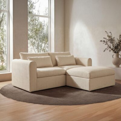 Alternative view of Swift Nook Modular Sectional Light Beige
