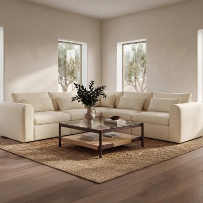 Alternative view of Swift Classic L Modular Sectional Light Beige