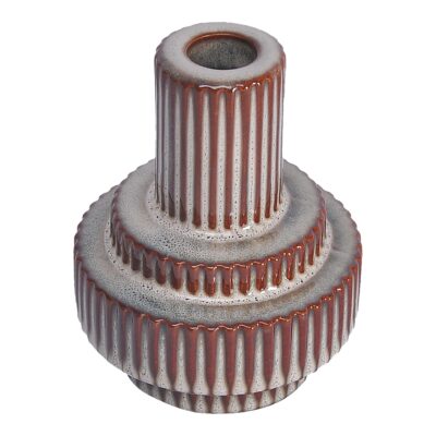 Alternative view of Maud Stoneware Candle Holder Large