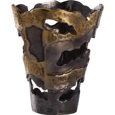 Alternative view of Van Sinderen Vase (Sm) - Nickel Gold