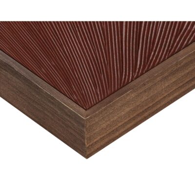 Alternative view of Flutter Framed Painting Maroon