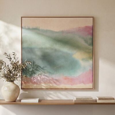 Alternative view of Lotus Framed Painting