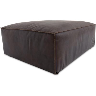 Alternative view of Form Ottoman Espresso Brown Leather