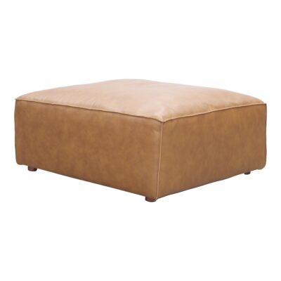 Alternative view of Form Ottoman Sonoran Tan Leather