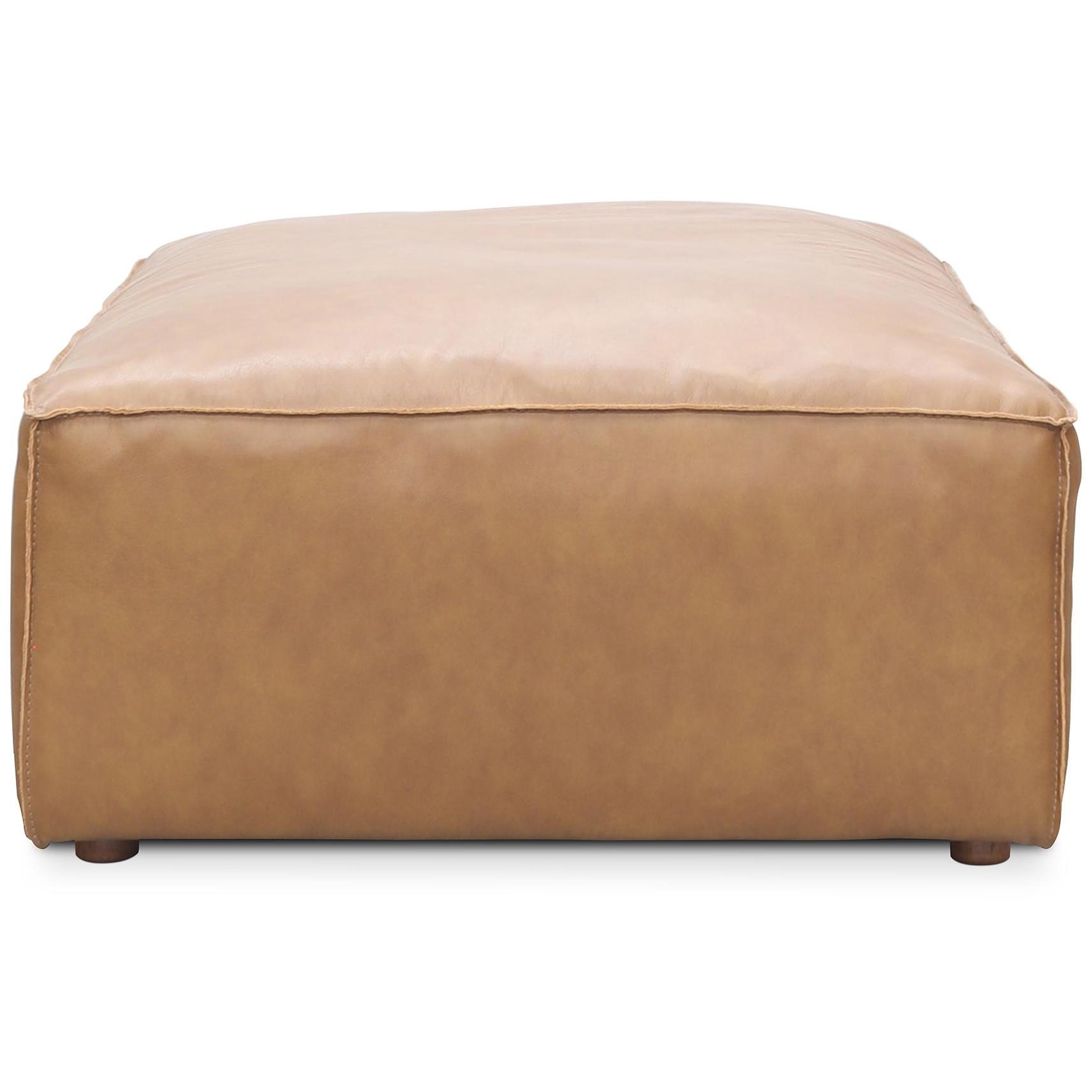 Form Ottoman Sonoran Tan Leather 3 Form Ottoman Sonoran Tan Leather - Image 3