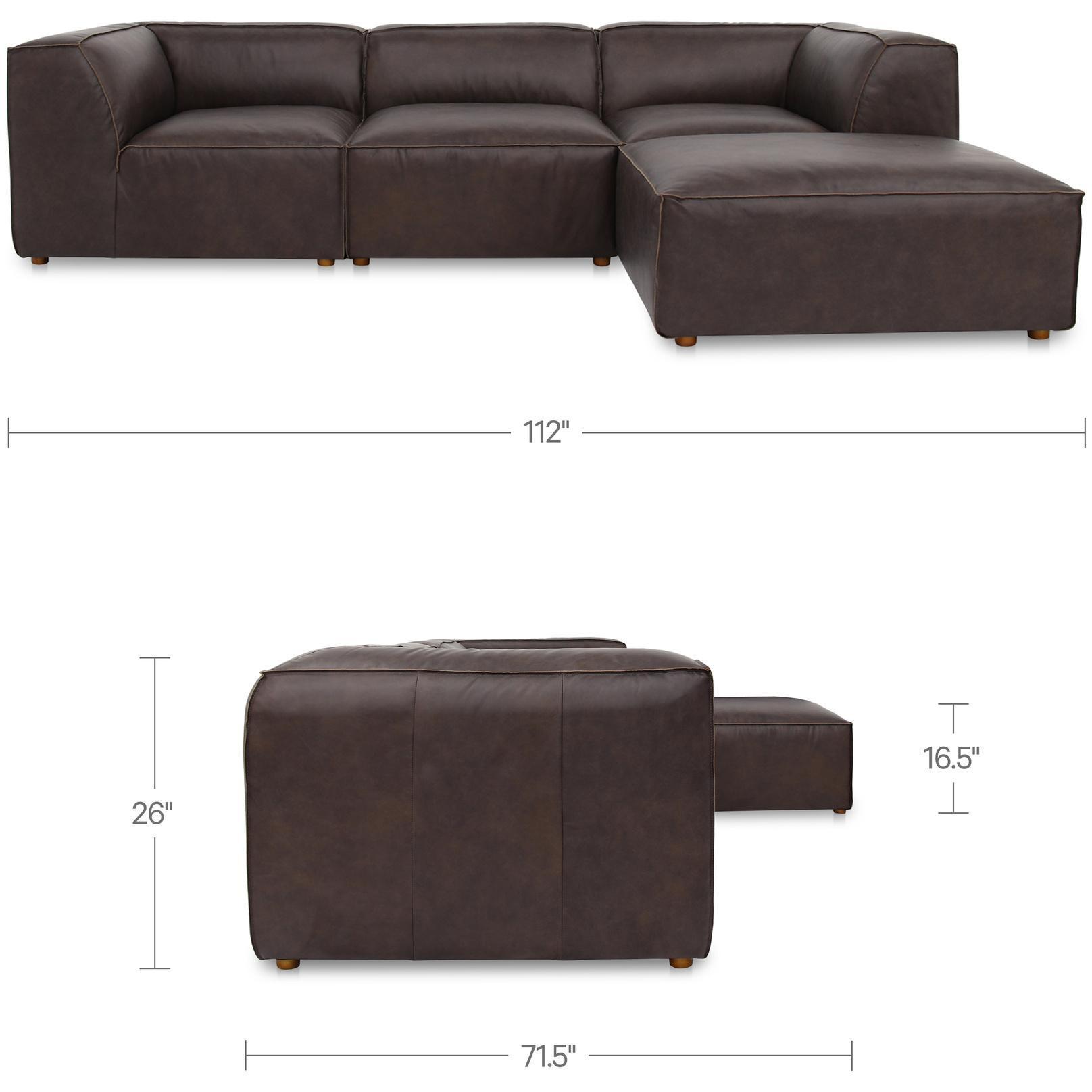 Form Lounge Modular Sectional Espresso Brown - Image 4