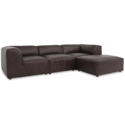 Alternative view of Form Lounge Modular Sectional Espresso Brown