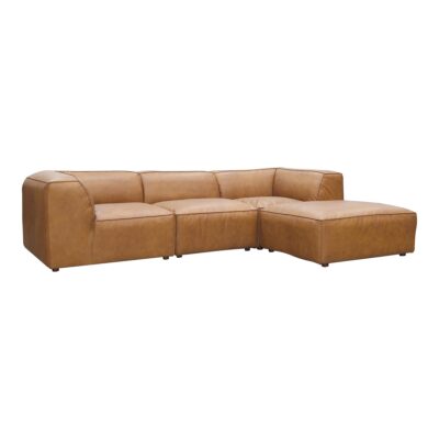 Alternative view of Form Lounge Modular Sectional Sonoran Tan Leather