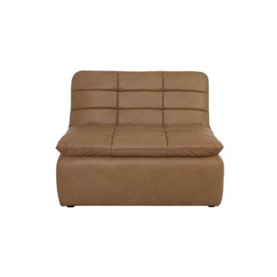 Lino Slipper Chair Tan Leather