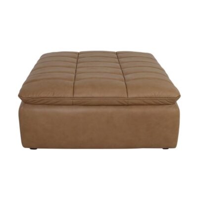 Lino Ottoman Tan Leather