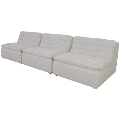 Alternative view of Lino Armless Modular Sofa Textured Oat
