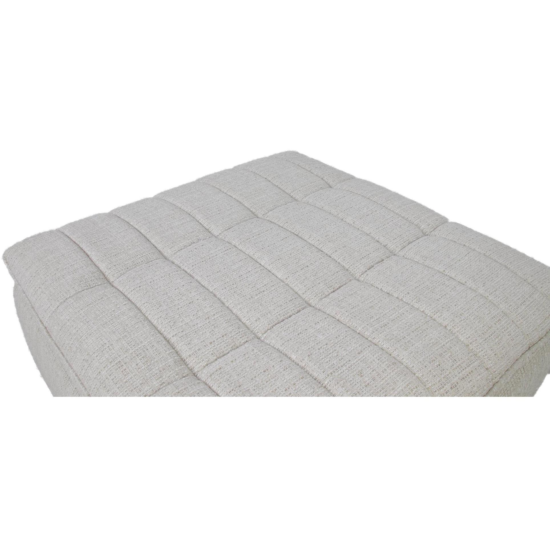 Lino Lounge Modular Sectional Textured Oat - Image 5