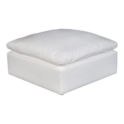 Alternative view of Terra Condo Ottoman Livesmart Fabric Cream