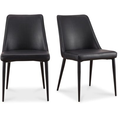 Alternative view of Lula Dining Chair Black (Set of 2)