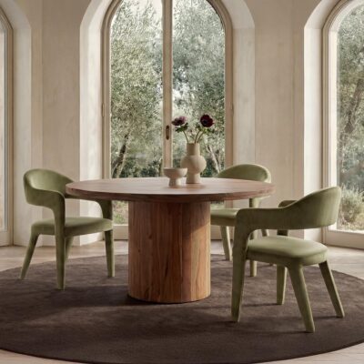 Alternative view of Martens Dining Chair Green Velvet