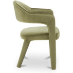 Martens Dining Chair Green Velvet 12 Martens Dining Chair Green Velvet - Image 4