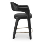 Martens Counter Stool Black Leather 12 Martens Counter Stool Black Leather - Image 4