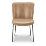 Early Dining Chair Tan Leather-Set Of Two 8 Early Dining Chair Tan Leather-Set Of Two - Image 2