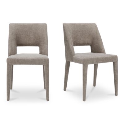 Joyce Dining Chair Light Brown-Set of Two