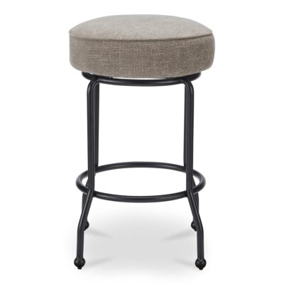 Kelsey Swivel Counter Stool Light Brown