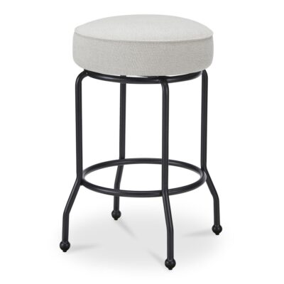 Alternative view of Kelsey Swivel Counter Stool Beige