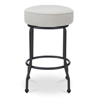 Kelsey Swivel Counter Stool Beige